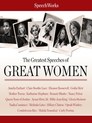 cover image of The Greatest Speeches of Great Women